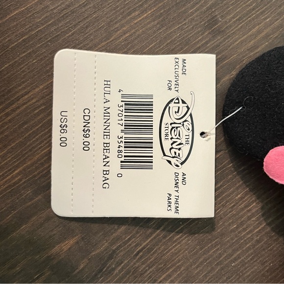 Vintage Disney Store - 9" Beanie Bag Plush‎ - Tourist Mickey & Hula Minnie - Picture 5 of 8